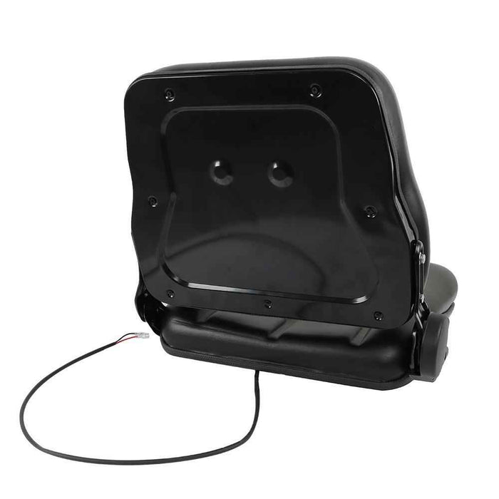 DURAFORCE Back Universal Forklift Seat Fold Down Tractor Seat With Adjustable Angle