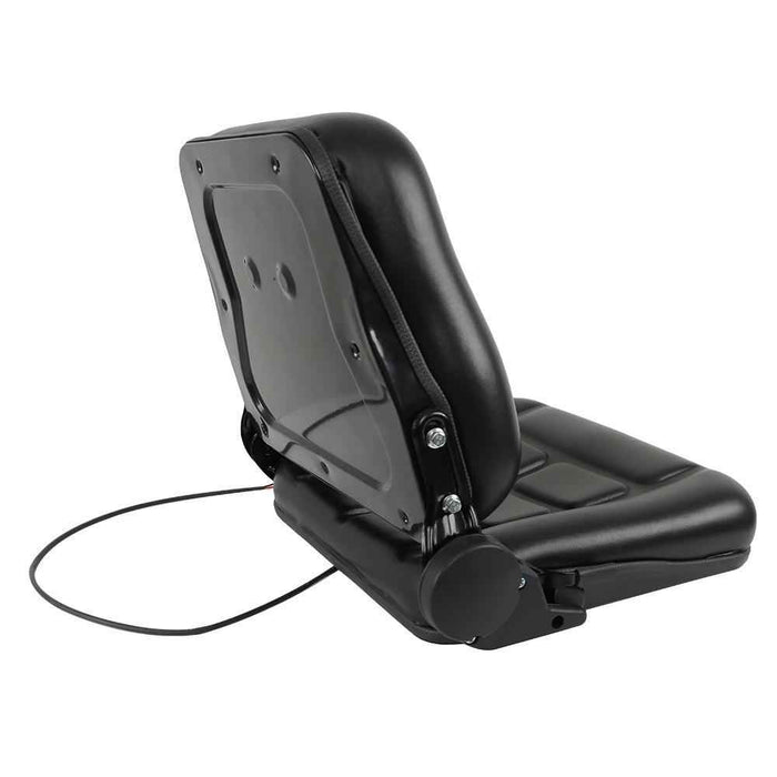 DURAFORCE Back Universal Forklift Seat Fold Down Tractor Seat With Adjustable Angle