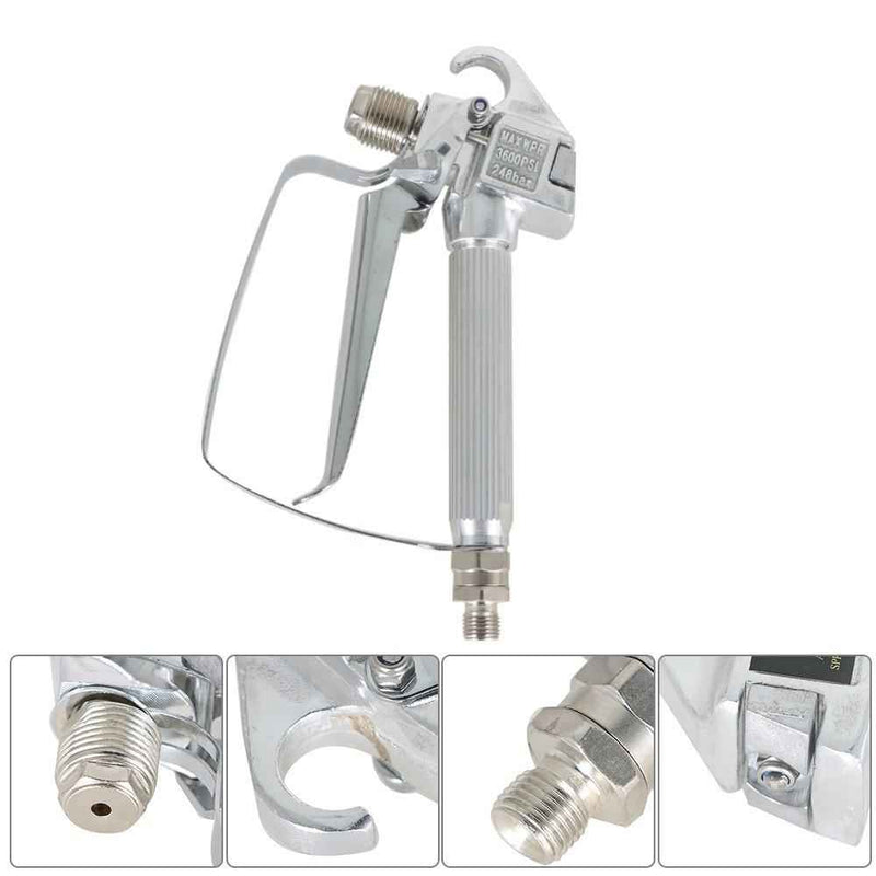 DURAFORCE 3600 PSI Airless Paint Spray Gun with 517 Tip & Tip Guard For Sprayers 2 Pcs