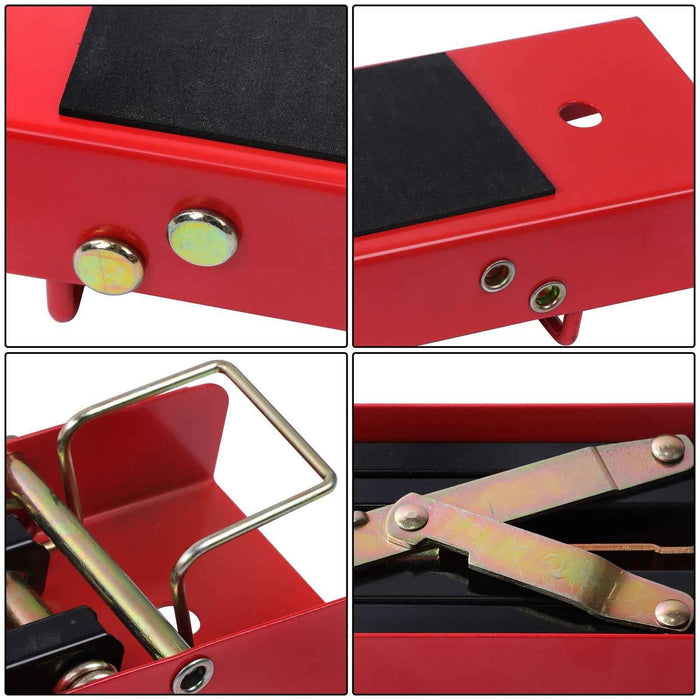 DURAFORCE 2 Pack Portable, Folding Saw Horses 440 lbs Weight Capacity Folding Legs