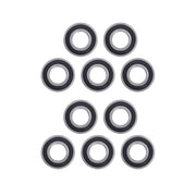 DURAFORCE 10× 6206-2RS 30mm Inner Dia 62mm OD 16mm Pre-Lubricated Deep Groove Ball Bearing