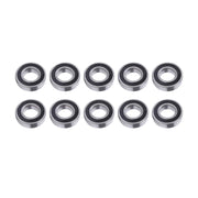 DURAFORCE 10× 6206-2RS 30mm Inner Dia 62mm OD 16mm Pre-Lubricated Deep Groove Ball Bearing
