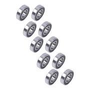 DURAFORCE 10× 6206-2RS 30mm Inner Dia 62mm OD 16mm Pre-Lubricated Deep Groove Ball Bearing