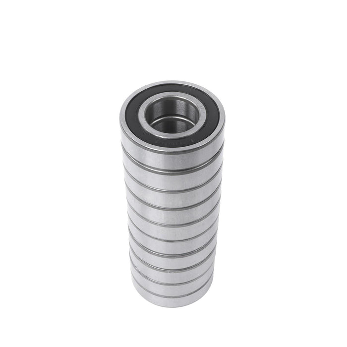 DURAFORCE 10× 6206-2RS 30mm Inner Dia 62mm OD 16mm Pre-Lubricated Deep Groove Ball Bearing