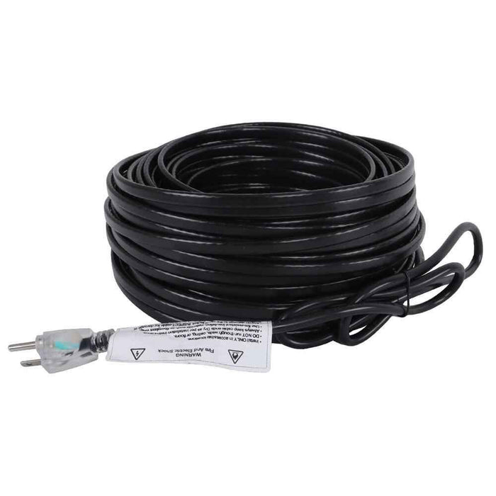 DURAFORCE 140 Feet 120V Self-Regulat Pipe Heating Cable Roof De-icing Heat Cable 8W/FT