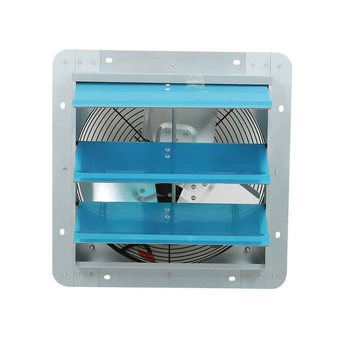 DURAFORCE 14" Wall Mounted Shutter Exhaust Fan High Speed Garage Shop Attic