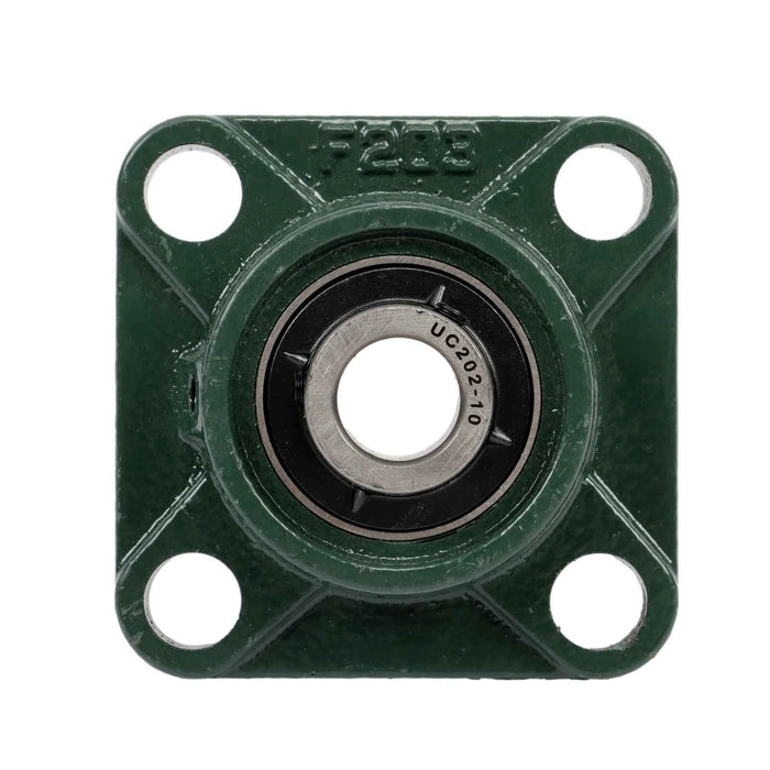 DURAFORCE New 4 Pack UCF202-10 4 Bolt Solid Base Pillow Block Flange Bearing 5/8" Bore