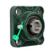 DURAFORCE New 4 Pack UCF202-10 4 Bolt Solid Base Pillow Block Flange Bearing 5/8" Bore