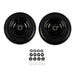 DURAFORCE 2 Pcs Black 11x4.00-5 Tire & Wheel Zero Turn For Lawn Mower 3/4" Axle Hole