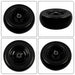 DURAFORCE 2 Pcs Black 11x4.00-5 Tire & Wheel Zero Turn For Lawn Mower 3/4" Axle Hole