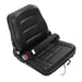 DURAFORCE Fold Down Tractor Seat Micro Switch And Slide Forklift Seat Black Universal