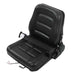 DURAFORCE Fold Down Tractor Seat Micro Switch And Slide Forklift Seat Black Universal