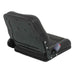 DURAFORCE Fold Down Tractor Seat Micro Switch And Slide Forklift Seat Black Universal