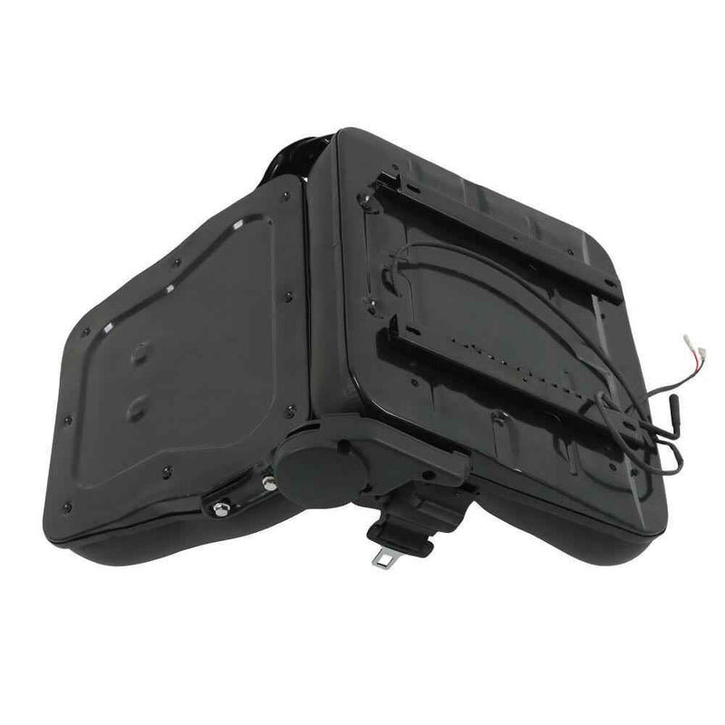 DURAFORCE Fold Down Tractor Seat Micro Switch And Slide Forklift Seat Black Universal