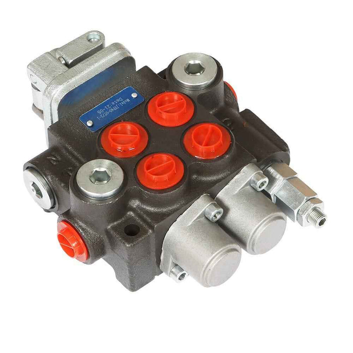 DURAFORCE BSPP Port Hydraulic Control Valve Double Acting 3600 PSI 2 Spool 11GPM