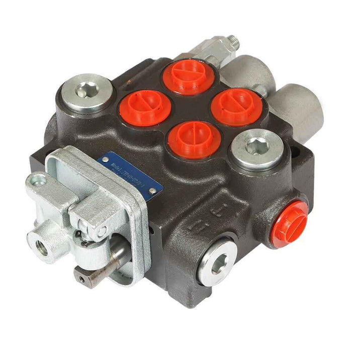 DURAFORCE BSPP Port Hydraulic Control Valve Double Acting 3600 PSI 2 Spool 11GPM