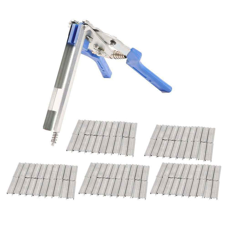 DURAFORCE Fencing Gun Hog Ring Plier Fastener Stapler M Nailer Wire Ringer W/ 3000 Clips