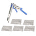 DURAFORCE Fencing Gun Hog Ring Plier Fastener Stapler M Nailer Wire Ringer W/ 3000 Clips