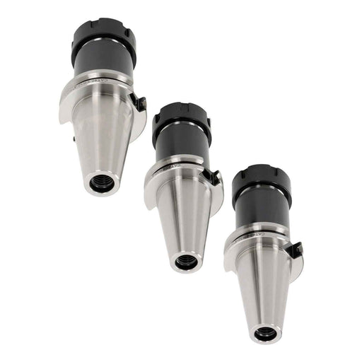 DURAFORCE 3× CAT40 ER32 4Inch 100mm Collet Chuck Tool Holder Balanced to G2.5/25000RPM