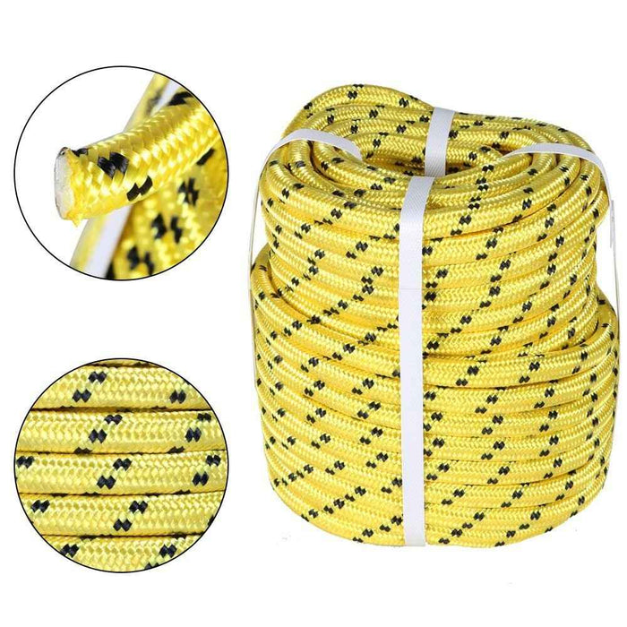 DURAFORCE 1/2' x 150'' Double Braid Marine Polyester Rope Rigging Breaking Camping