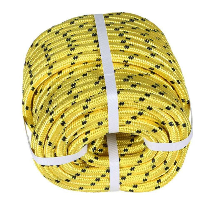 DURAFORCE 1/2' x 150'' Double Braid Marine Polyester Rope Rigging Breaking Camping