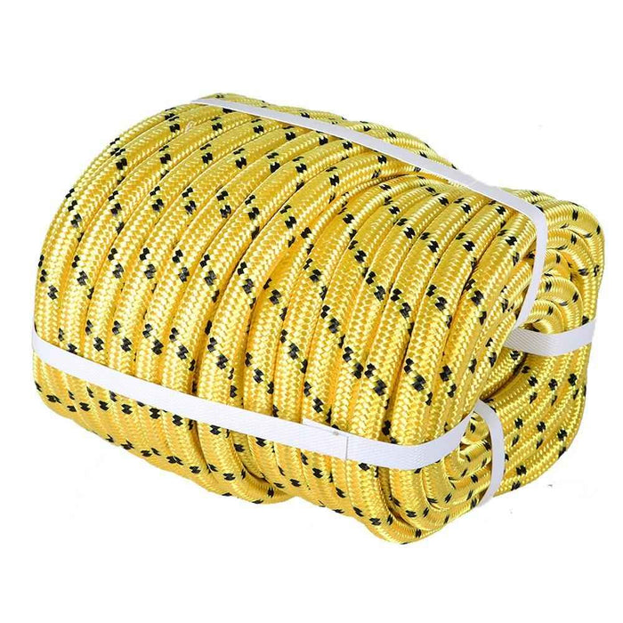 DURAFORCE 1/2' x 150'' Double Braid Marine Polyester Rope Rigging Breaking Camping