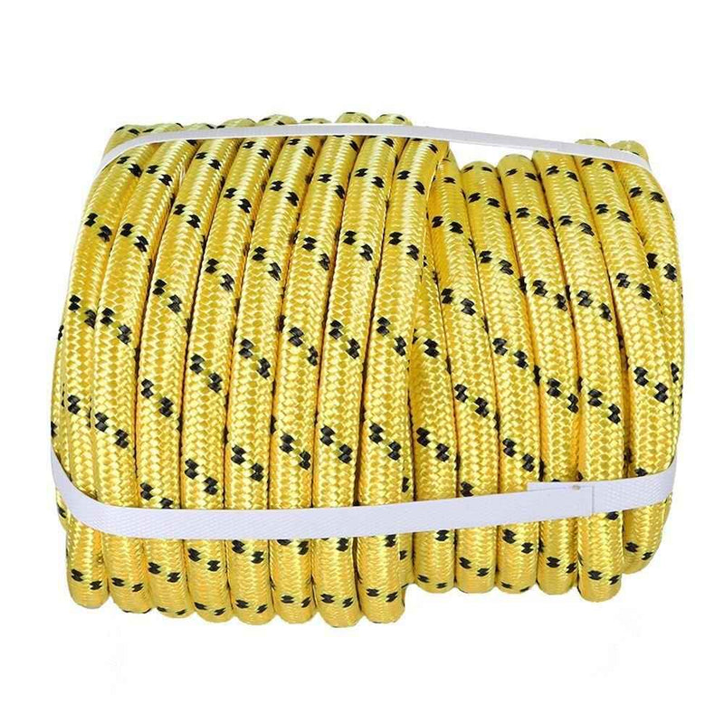 DURAFORCE 1/2' x 150'' Double Braid Marine Polyester Rope Rigging Breaking Camping