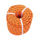 DURAFORCE Orange & Black Polyester Braided Camping Rope 1/2In × 150FT 48 Strand 6500Lbs