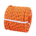 DURAFORCE Orange & Black Polyester Braided Camping Rope 1/2In × 150FT 48 Strand 6500Lbs