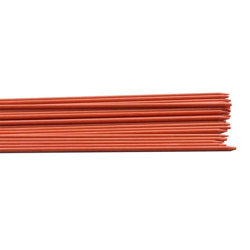 DURAFORCE 100 Pack Driveway Markers Snow Stakes 5/16" Diameter Orange Reflective Markers