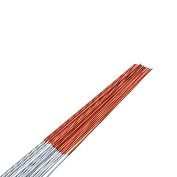 DURAFORCE 100 Pack Driveway Markers Snow Stakes 5/16" Diameter Orange Reflective Markers