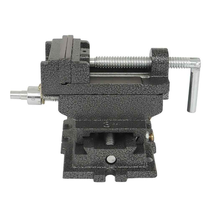 DURAFORCE Cross Slide Drill Press 3 Inch Vise Slide Metal Milling 2 Way X-Y Clamp Machine