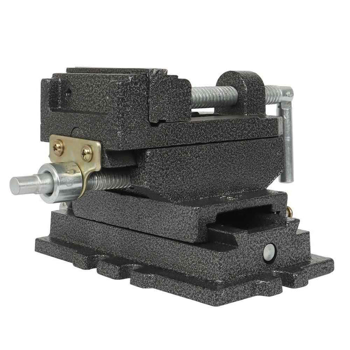 DURAFORCE Cross Slide Drill Press 3 Inch Vise Slide Metal Milling 2 Way X-Y Clamp Machine