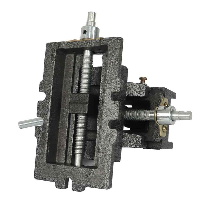 DURAFORCE Cross Slide Drill Press 3 Inch Vise Slide Metal Milling 2 Way X-Y Clamp Machine