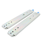 DURAFORCE 1 Pair Locking Drawer Slides 16 Inch Lock & Full Extension 500 lbs Load Capacity