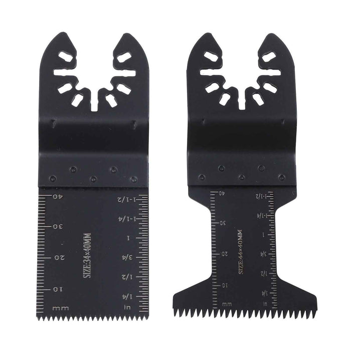 DURAFORCE 28Pcs Quick Releas Professional Titanium Multitool Blades Oscillating Saw Blades