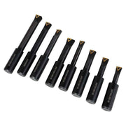 DURAFORCE New 8× 3/4" Shank Indexable Boring Bars 90 Degree Round Shank Boring Bars
