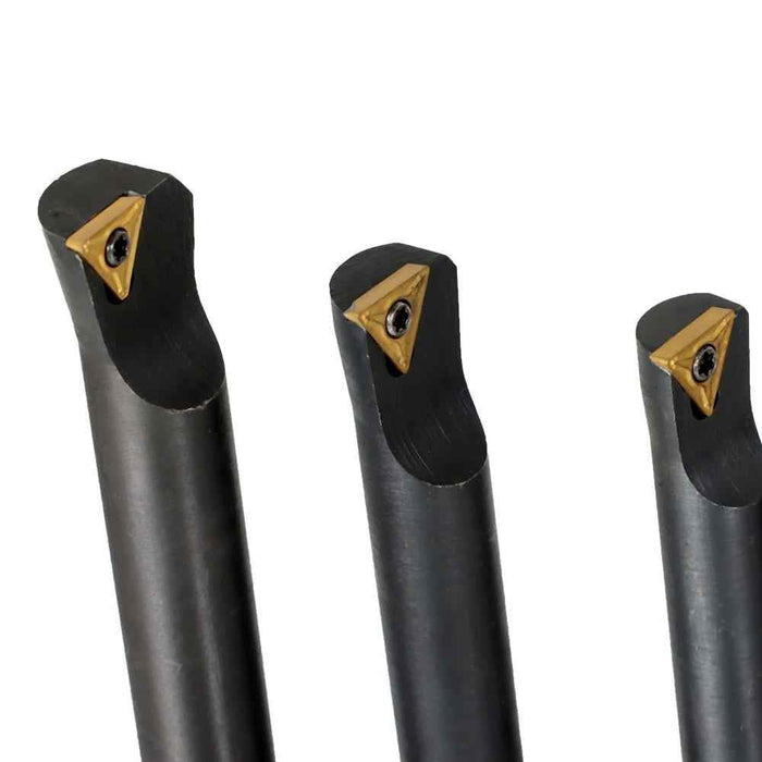 DURAFORCE New 8× 3/4" Shank Indexable Boring Bars 90 Degree Round Shank Boring Bars