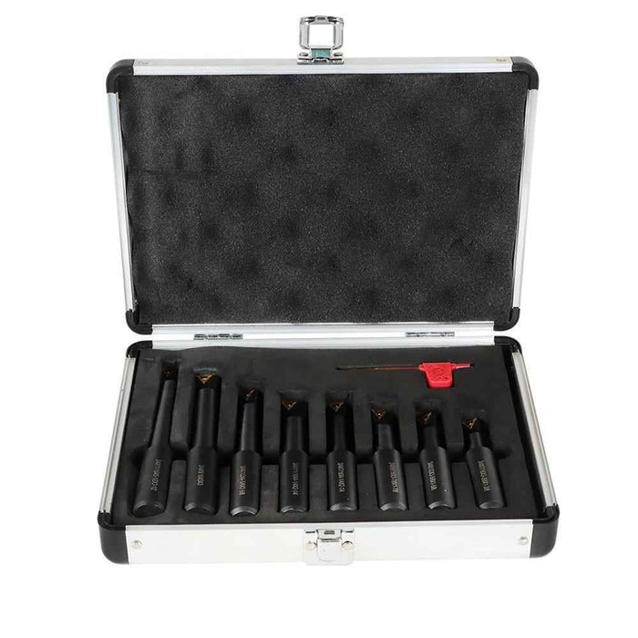 DURAFORCE New 8× 3/4" Shank Indexable Boring Bars 90 Degree Round Shank Boring Bars