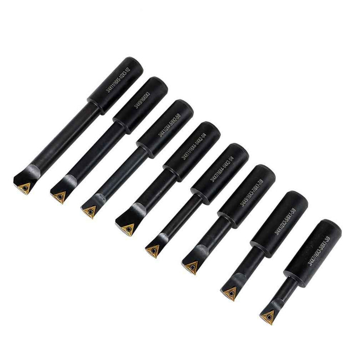 DURAFORCE New 8× 3/4" Shank Indexable Boring Bars 90 Degree Round Shank Boring Bars