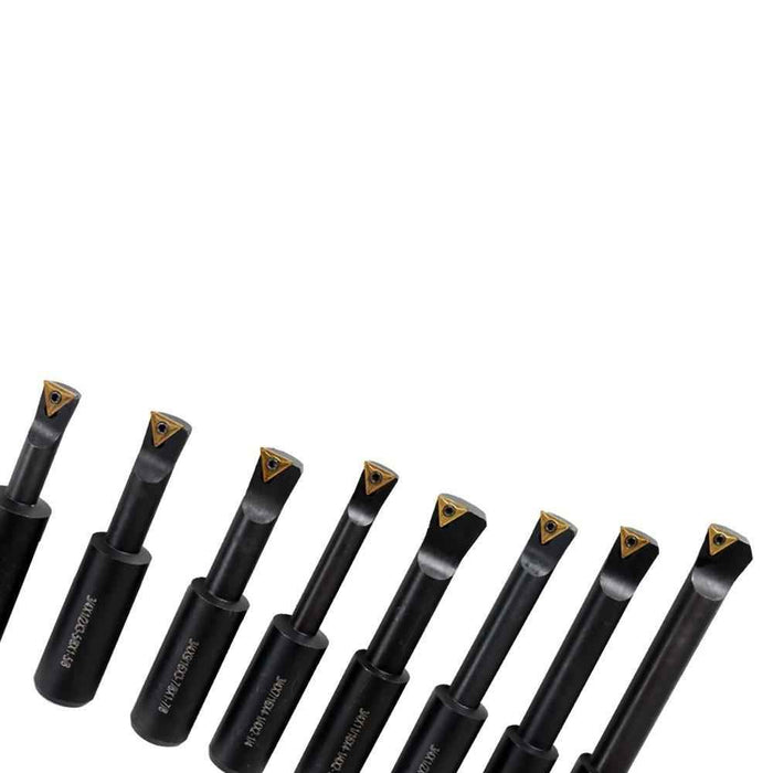 DURAFORCE New 8× 3/4" Shank Indexable Boring Bars 90 Degree Round Shank Boring Bars