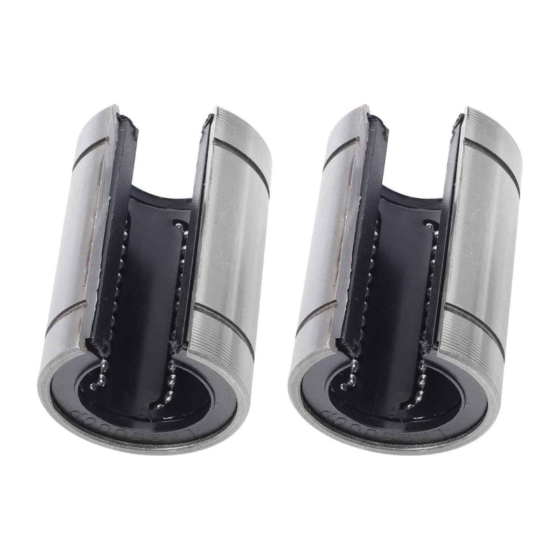 DURAFORCE LM25UUOP Linear Motion Ball Bearings Open Type 4PCS 40mm OD 25mm Bore 59mm Long