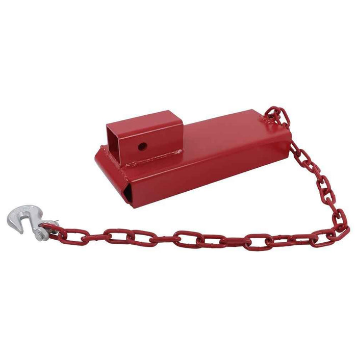 DURAFORCE Forklift Trailers Towing Adapter Pallet Forks Attachment Red 2" Hitch Receiver