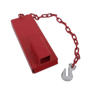 DURAFORCE Forklift Trailers Towing Adapter Pallet Forks Attachment Red 2" Hitch Receiver
