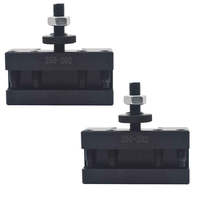 2Pcs Quick Change Turning Facing & Boring Tool Post Holder BXA #2 250-202