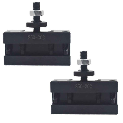 2Pcs Quick Change Turning Facing & Boring Tool Post Holder BXA #2 250-202
