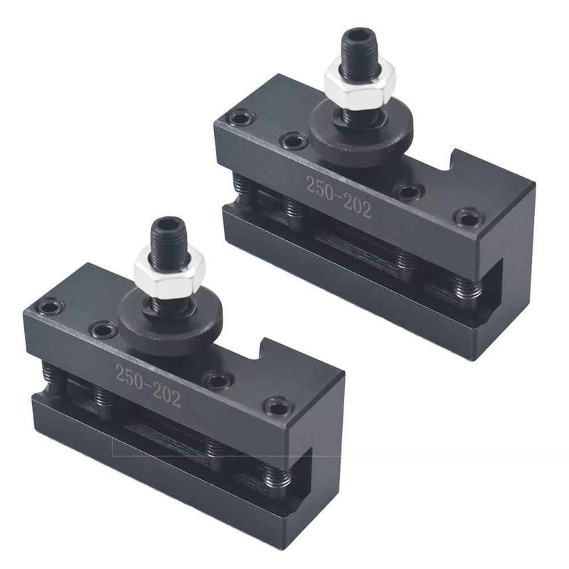 2Pcs Quick Change Turning Facing & Boring Tool Post Holder BXA #2 250-202