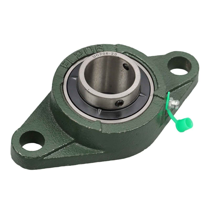 DURAFORCE New 10Pack UCFL206-20 Pillow Block Bearing 1-1/4" Bore 2 Bolt Self Alignment