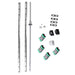 DURAFORCE New 2PCS Linear Guide Rail HGR20-800mm + SFU1605-800mm Ballscrew w/ BF12 Kit