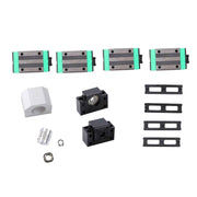 DURAFORCE New 2PCS Linear Guide Rail HGR20-800mm + SFU1605-800mm Ballscrew w/ BF12 Kit